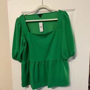 Ann Taylor Peplum Top